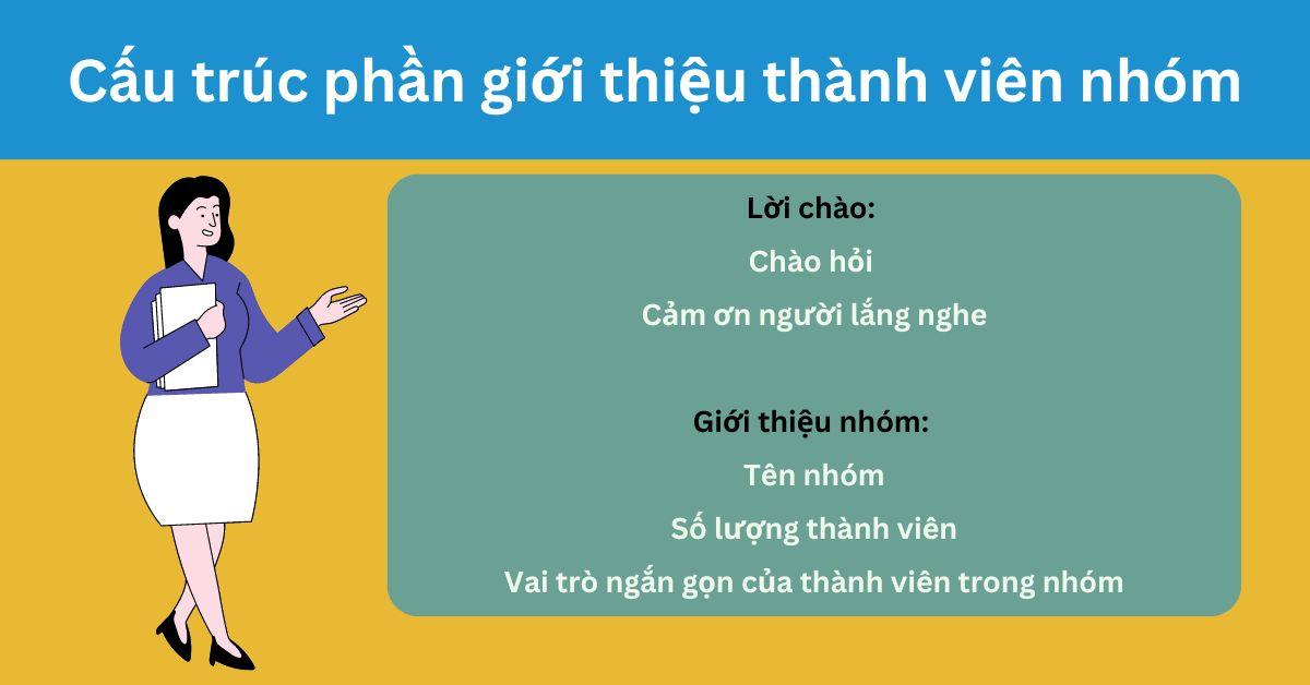 Thuyết trình giới thiệu thành viên nhóm bằng tiếng Anh: Bài mẫu hay