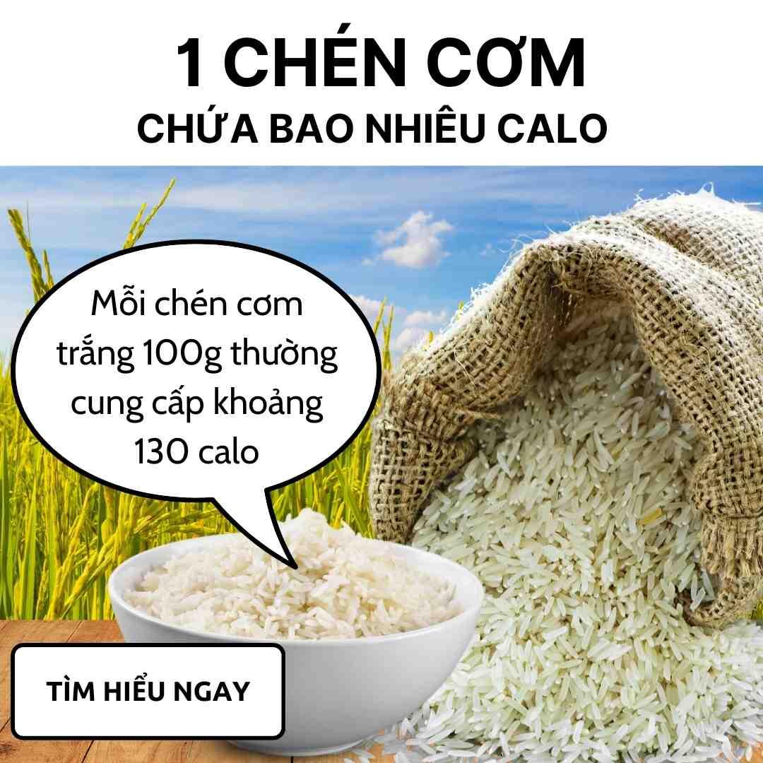 1 chén cơm bao nhiêu calo? Ăn nhiều cơm có bị mập không?