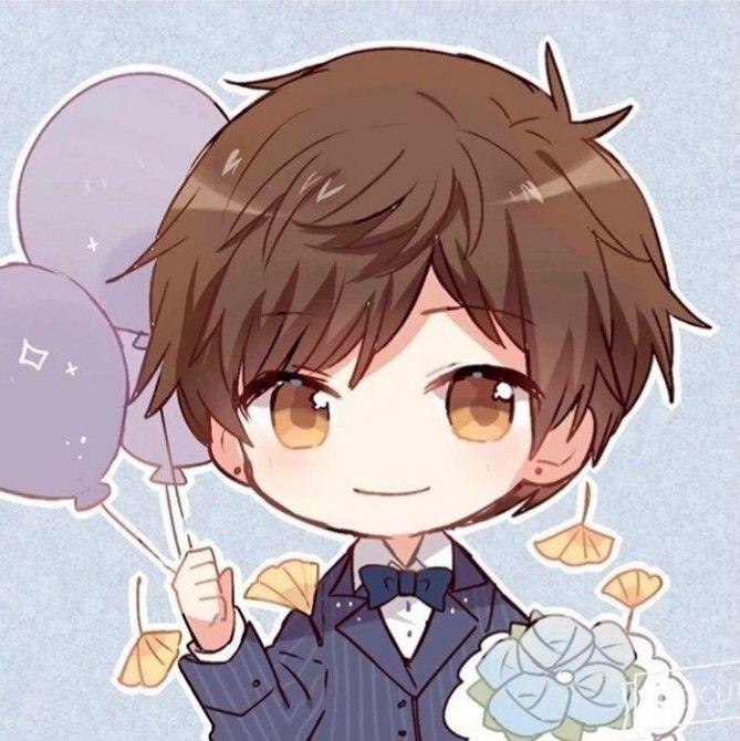 Anime chibi boy cute