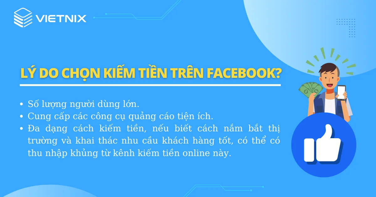 11 cách kiếm tiền trên Facebook và cách bật kiếm tiền mới nhất hiện nay