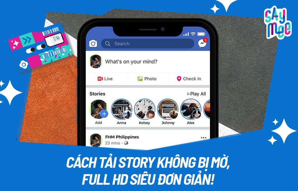 Cách lưu story của người khác trên Facebook về điện thoại và máy tính.