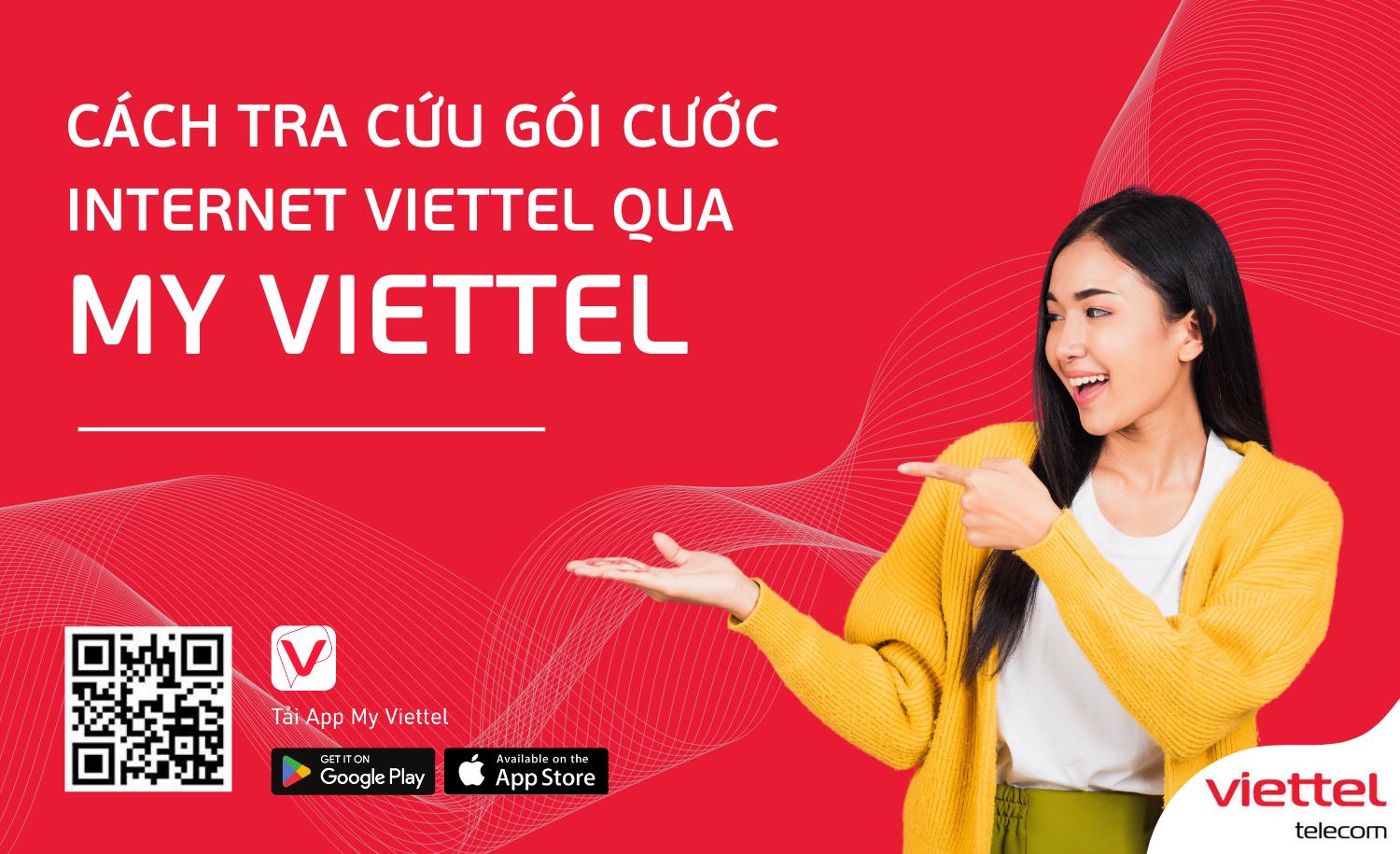 Cách tra cứu gói cước internet Viettel qua My Viettel