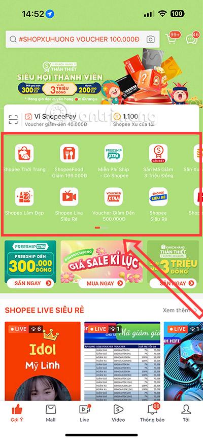 voucher shopee giảm giá sâu