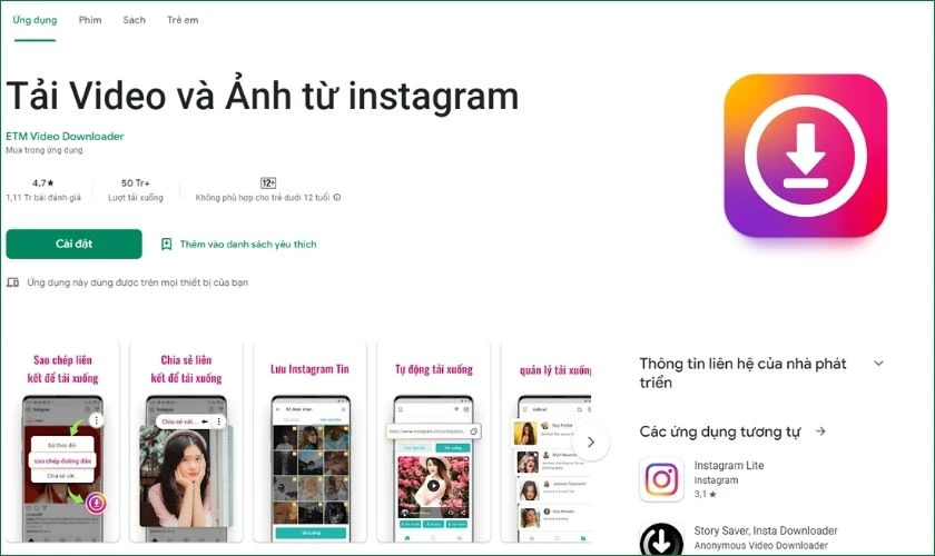 Cách tải story Instagram về điện thoại, máy tính nhanh nhất