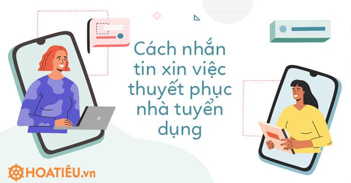 Cách nhắn tin xin việc thuyết phục nhà tuyển dụng 2024