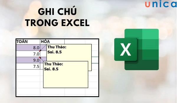 Hướng dẫn cách tạo ghi chú trong excel cho người mới