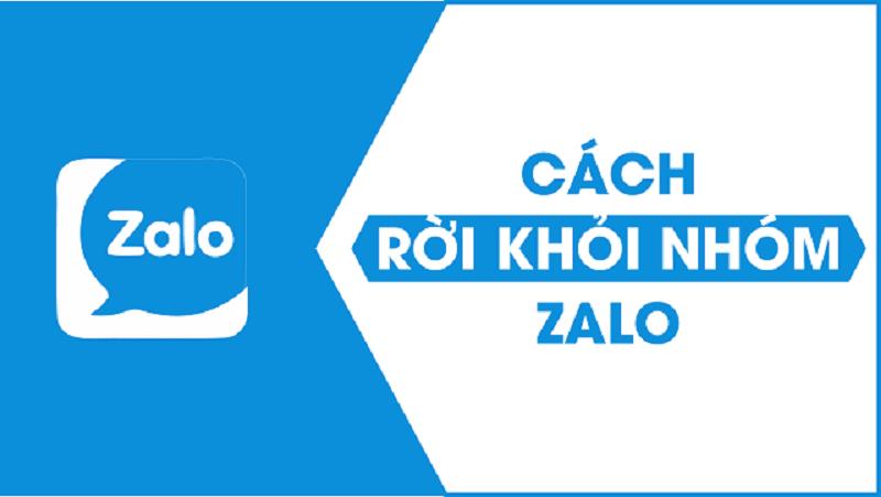 Rời nhóm Zalo