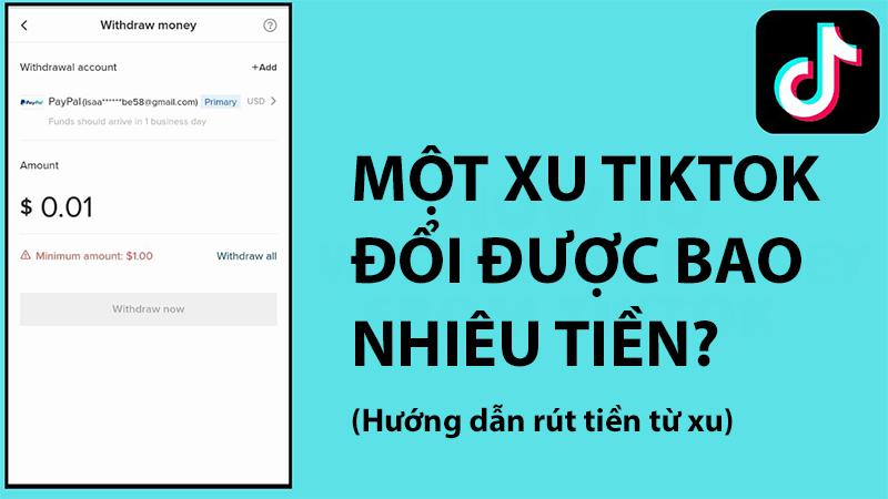 1 xu tiktok bằng bao nhiêu tiền? 8 phần quà giá trị quy đổi thành xu