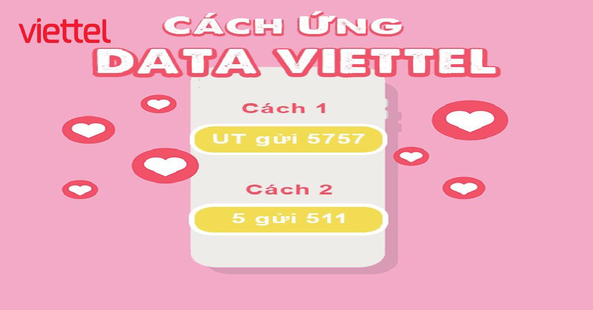 cách ứng data 3g viettel