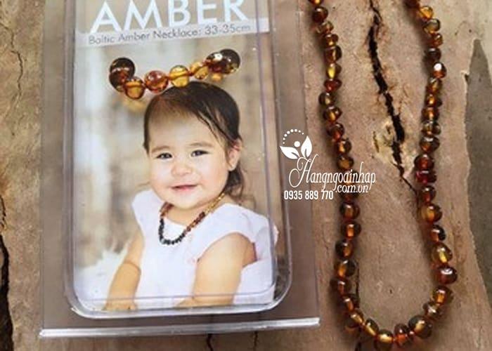 Vòng hổ phách cho bé Little Smile Amber của Úc 3