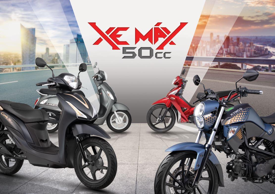 Bảng màu xe máy 50 đa dạng của KYMCO năm 2022