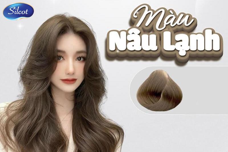 Tóc màu nâu lạnh là màu gì