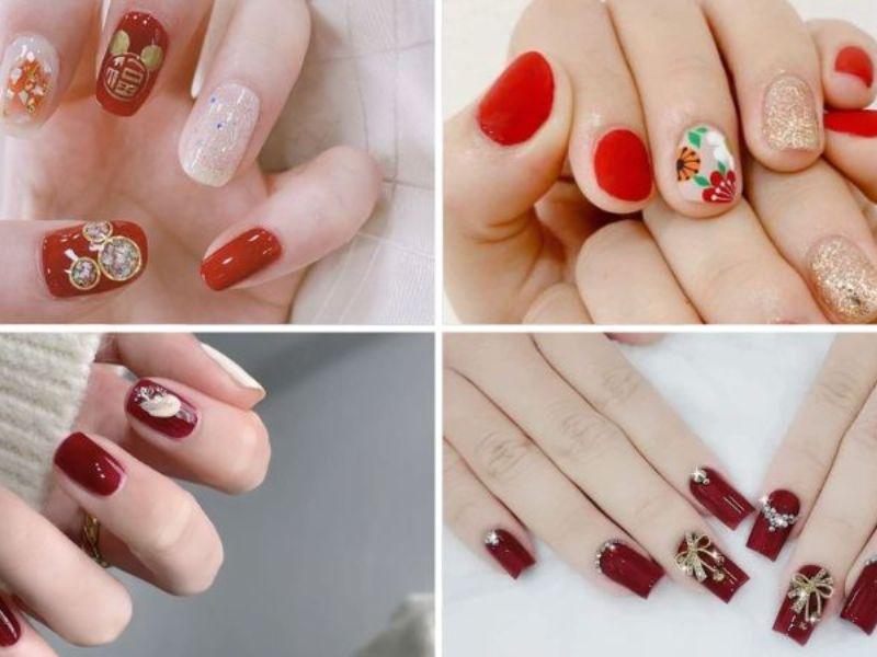 20+ Mẫu Nail Đỏ “Nịnh” Da Và Sang Chảnh Cho Các Nàng