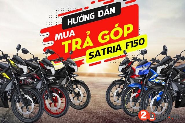 Mua xe Satria F150 2024 trả góp với lãi suất mới nhất hiện nay