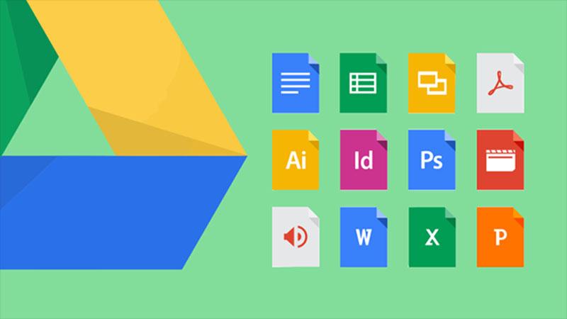 Google Drive lưu trữ, đọc được hầu hết các định dạng tập tin