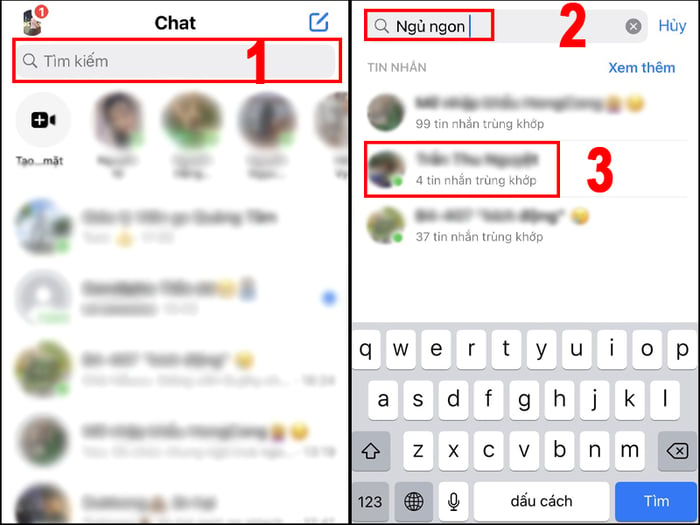 Cách tìm tin nhắn cũ trên Facebook Messenger nhanh chóng