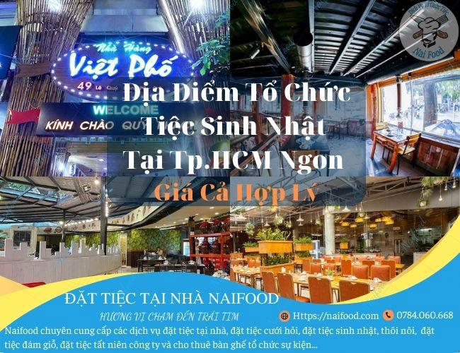 Top 21+ địa điểm tổ chức sinh nhật tại TPHCM giá cả hợp lý