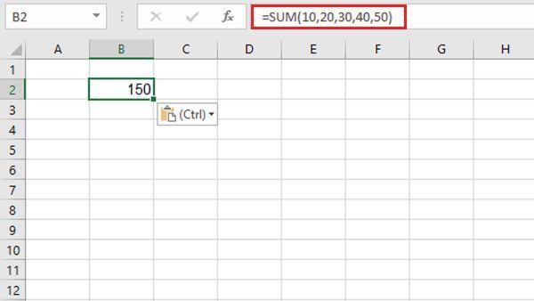 Bí kíp cách tính tổng trong Excel nhanh, dễ, chính xác cho dân văn phòng