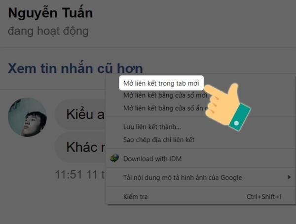 Cách xem tin nhắn đầu tiên trên Messenger dễ thực hiện