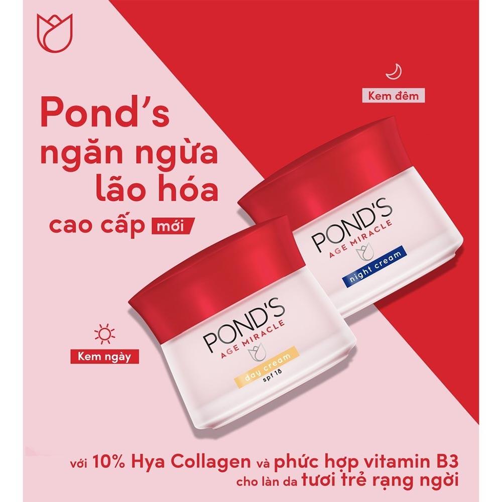 Kem Dưỡng Da Pond's Ban Đêm Chống Lão Hoá 50g