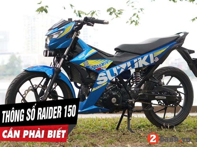 5 thông số xe raider 150 2024 cần phải biết trước khi mua xe - 1