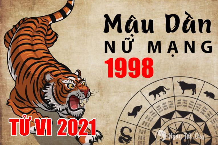 tuổi mậu dần 1998 nữ hợp với tuổi nào