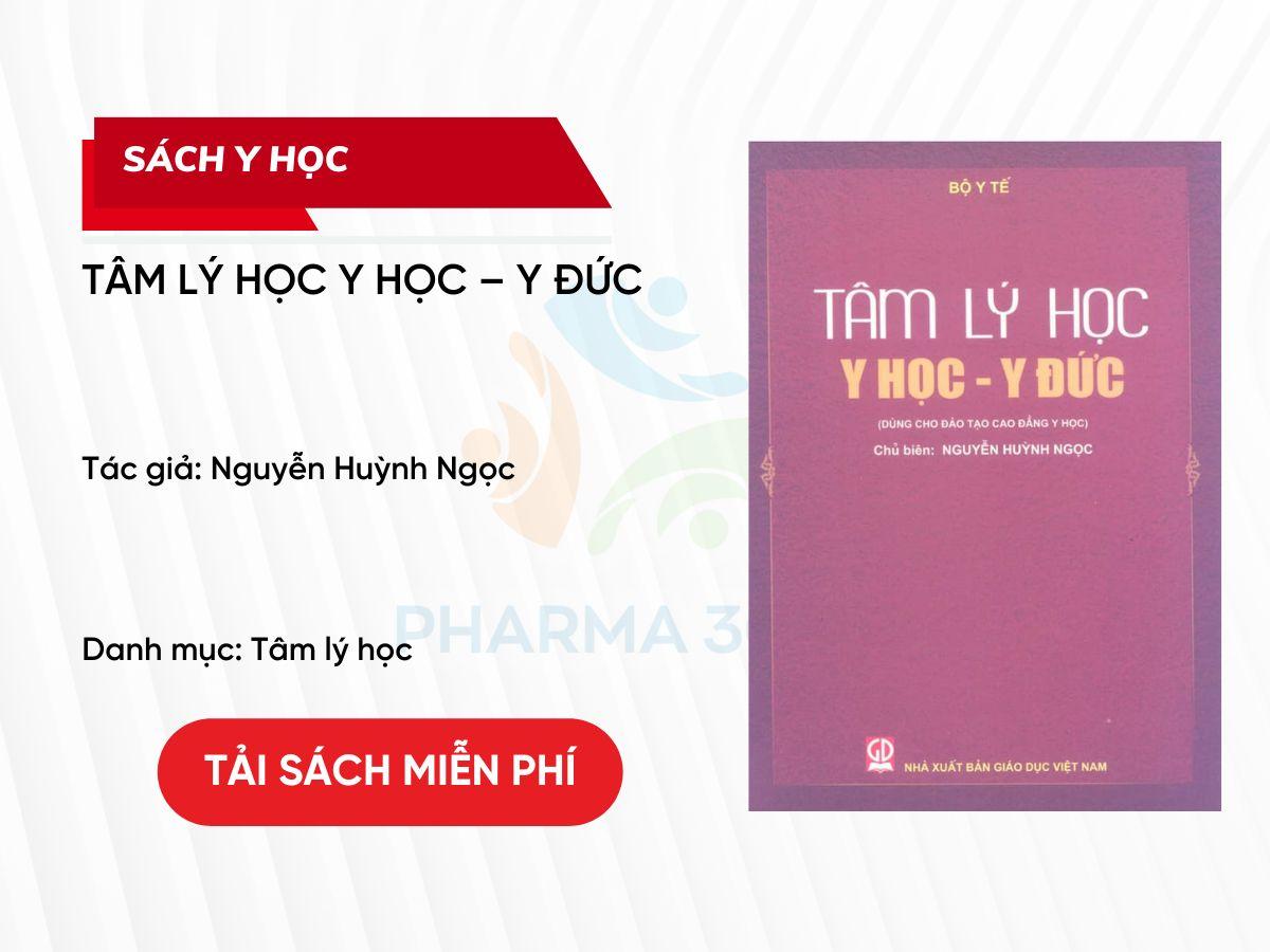 PDF Tâm Lý Học Y Học - Y Đức - Nguyễn Huỳnh Ngọc