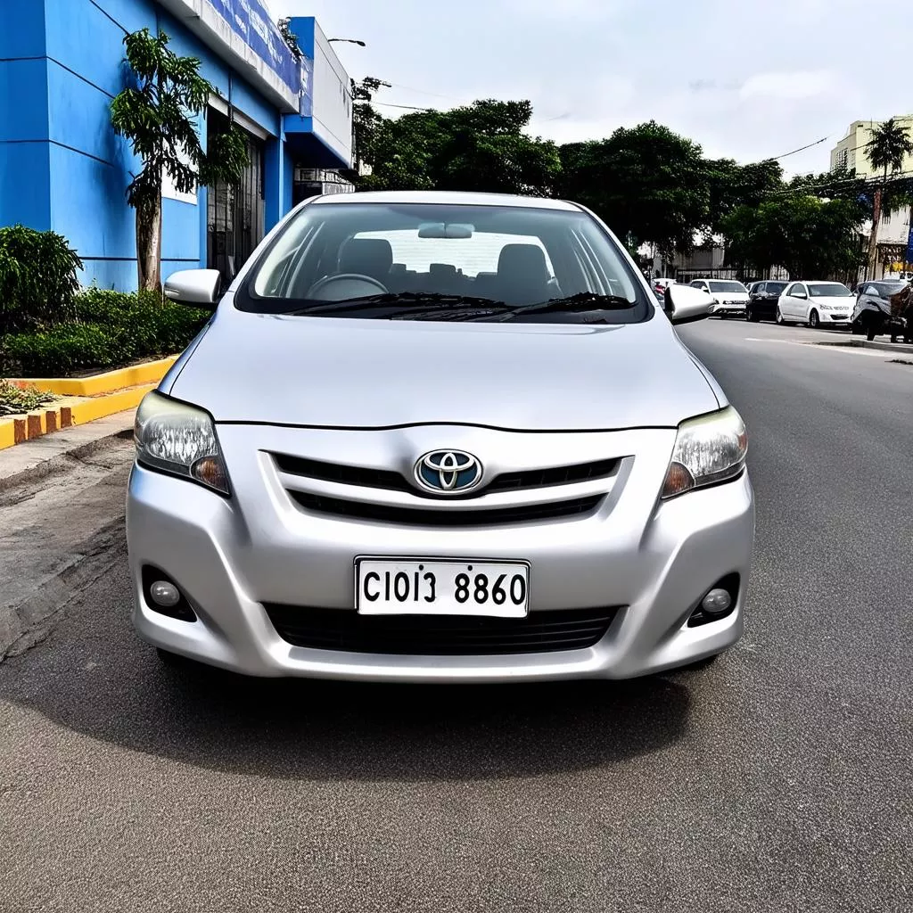 Toyota Vios 2010 cũ màu bạc