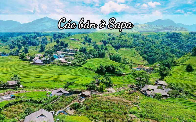 Các bản ở Sapa