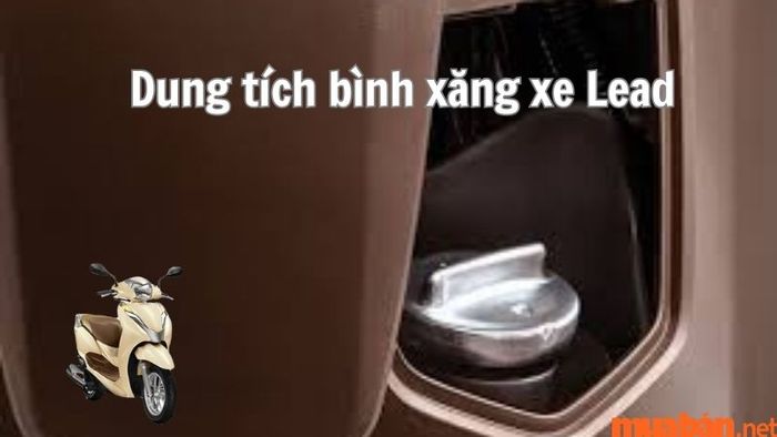 Dung tích bình xăng của xe Lead